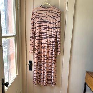 Stylish Pink and Brownish Women's Dress